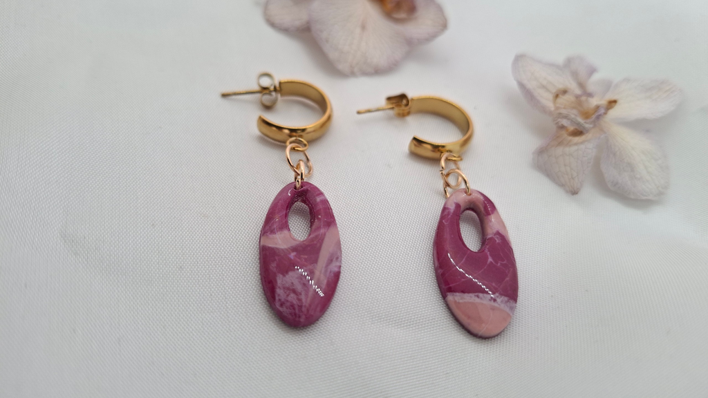 Pendientes Rosa II