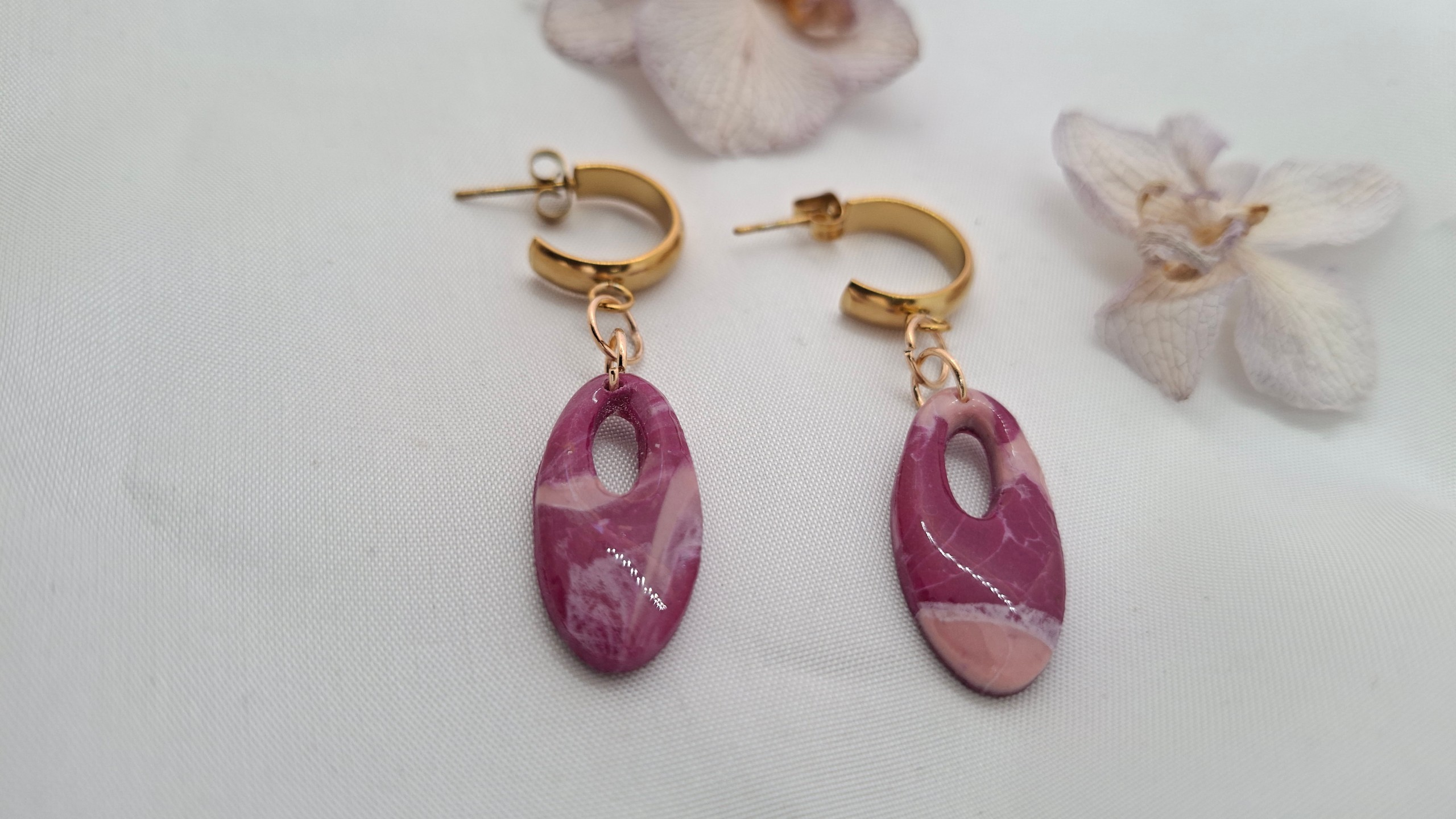 Pendientes Rosa II