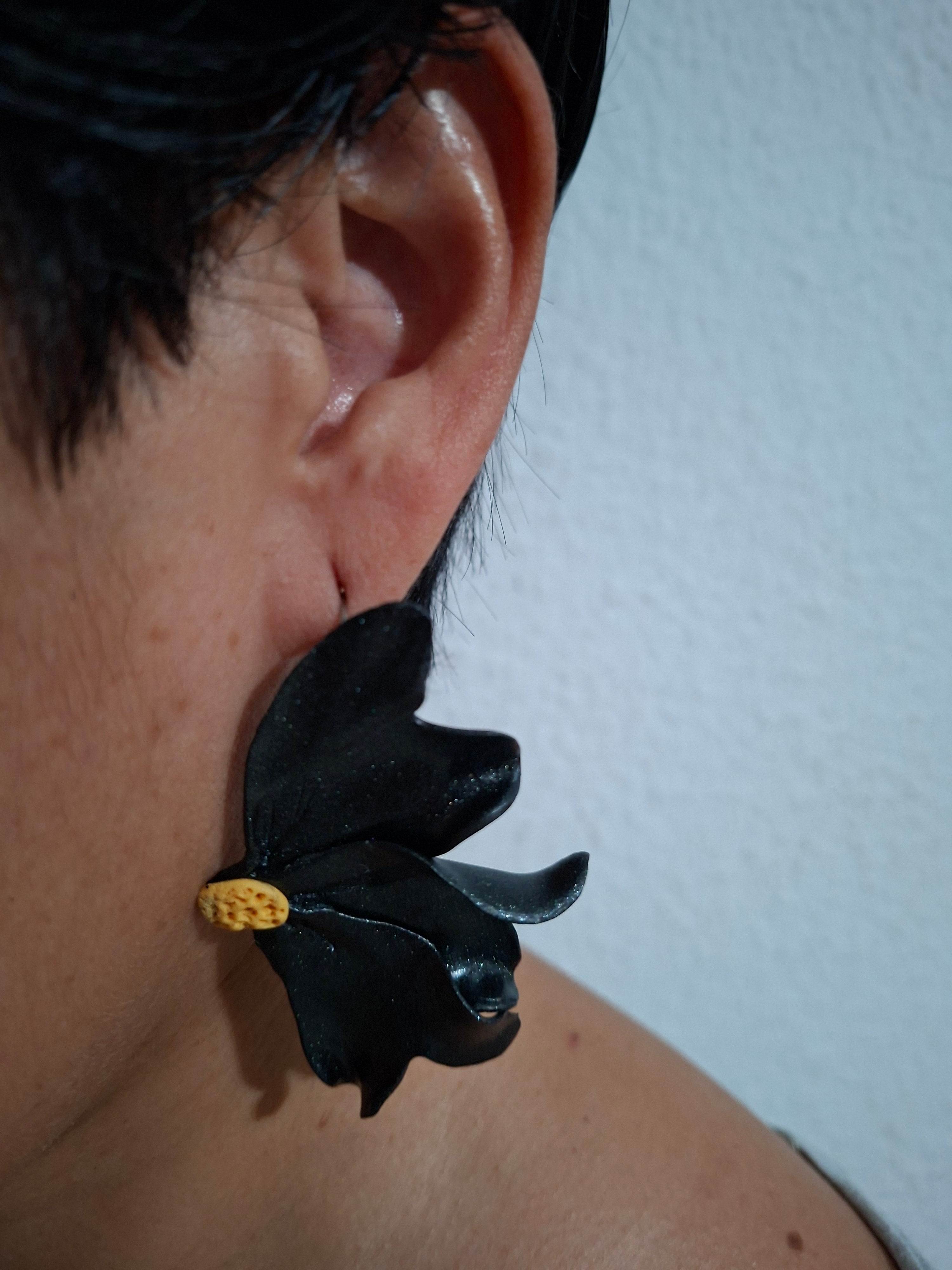 Pendientes Gitana Negros
