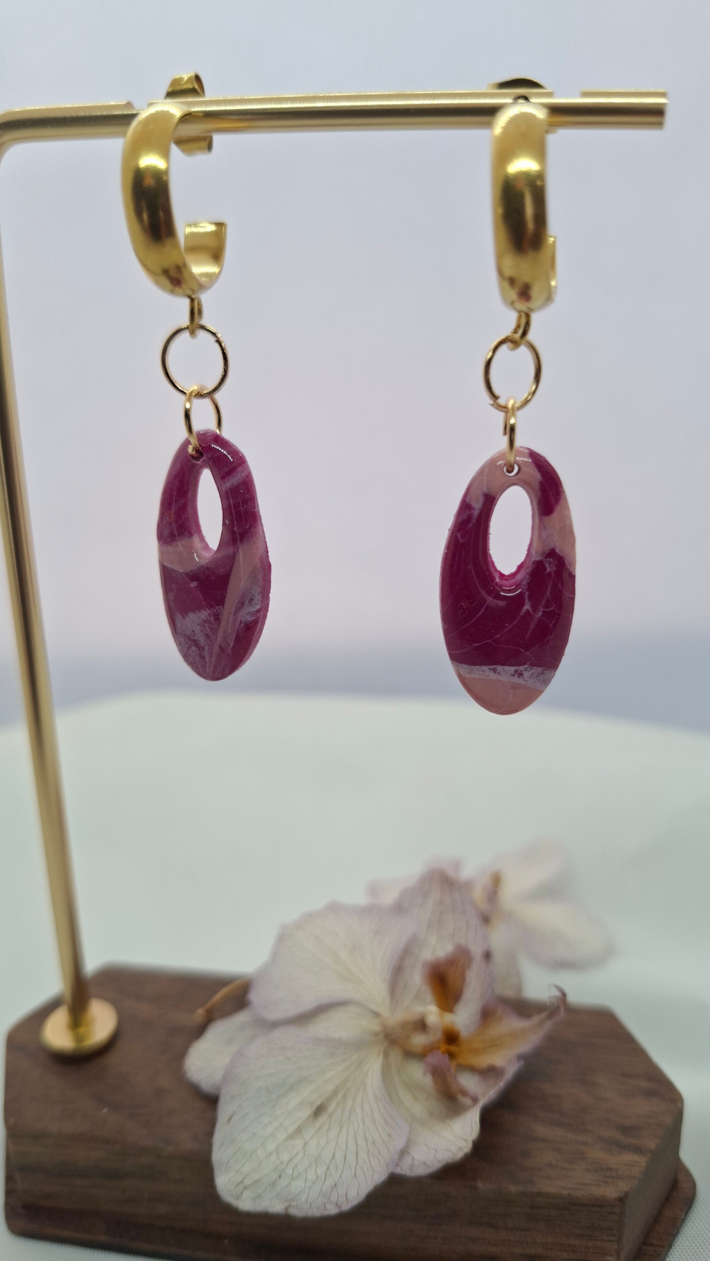Pendientes Rosa II